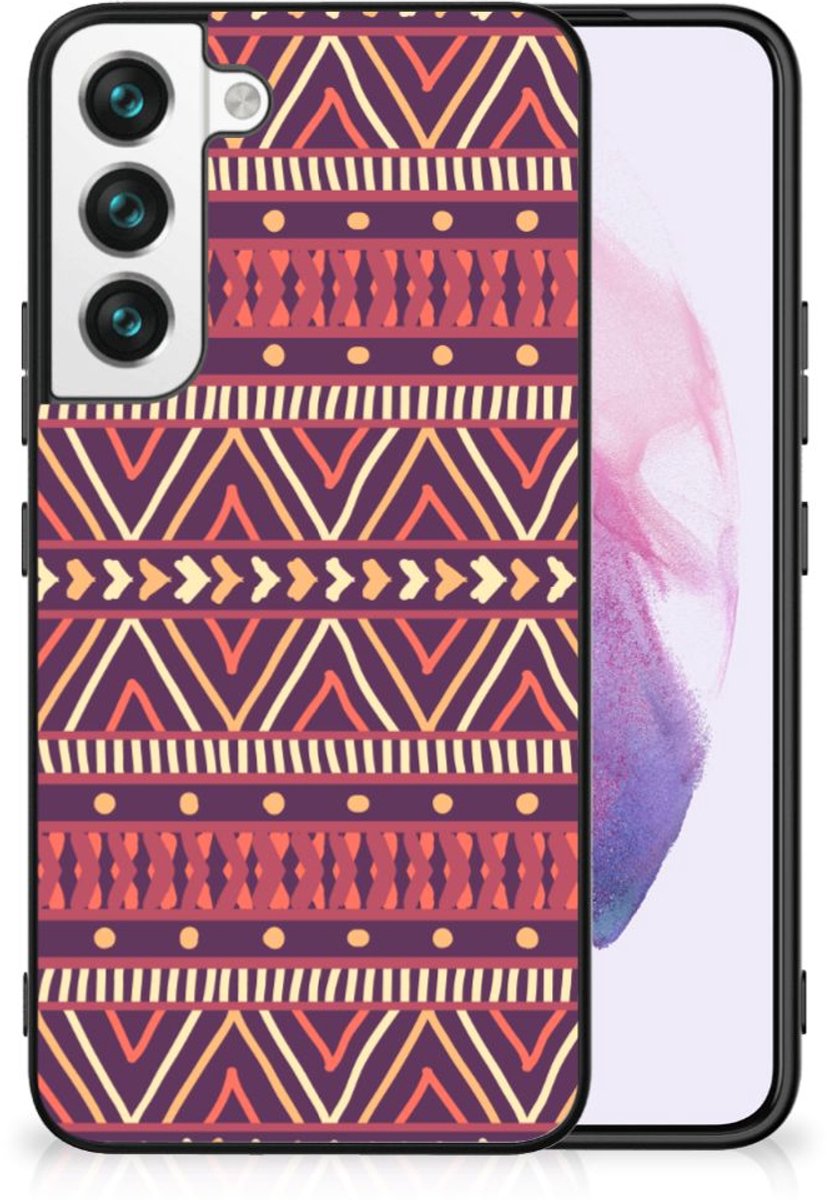 Back Cover voor Samsung Galaxy S22 Back Case Aztec Paars