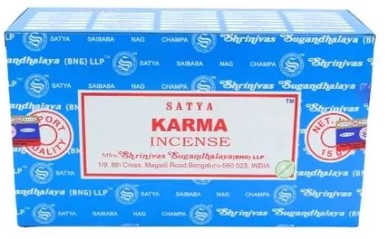 Satya - karma - wierook - wierookstokjes - geurstokjes - 12 doosjes