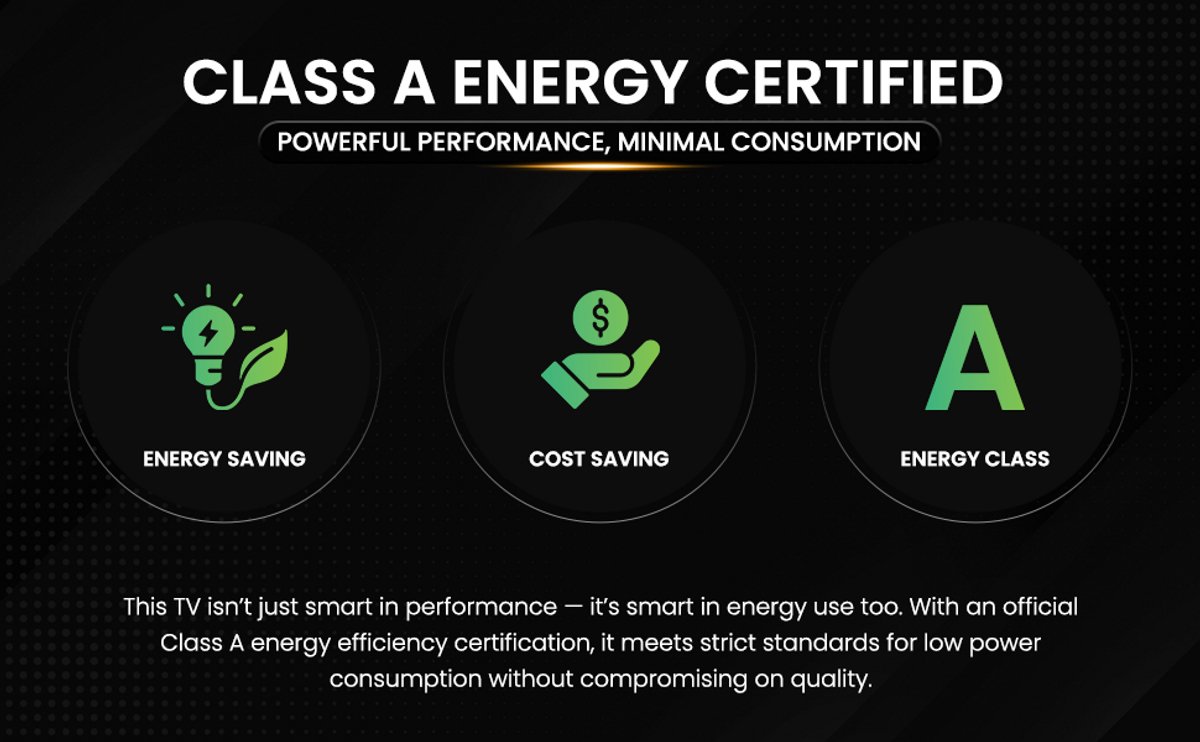 Q.2 43 inch Smart TV 4K UHD met Randloos Ontwerp - afbeelding 3