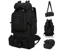 100L Rugzak met Grote Capaciteit - Met Extra Schoudertas - Verwijderbaar - Waterdicht - Perfect voor Kamperen, Jagen, Wandelen en Bergbeklimmen