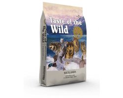 Taste of the Wild Wetlands – Droogvoer voor honden – Graanvrij – Eend, Kalkoen & Kwartel – 12,2 kg
