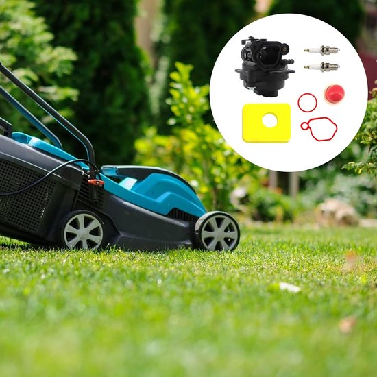 Carburateur - Onderdelen voor grasmaaiers - Geschikt voor 799583, 593261, MTD, MURRAY, M20300, 500E 140CC-serie motoren - Motoronderdelen - Geschikt voor gazons, buitentuinen - Zwart — afbeelding 3