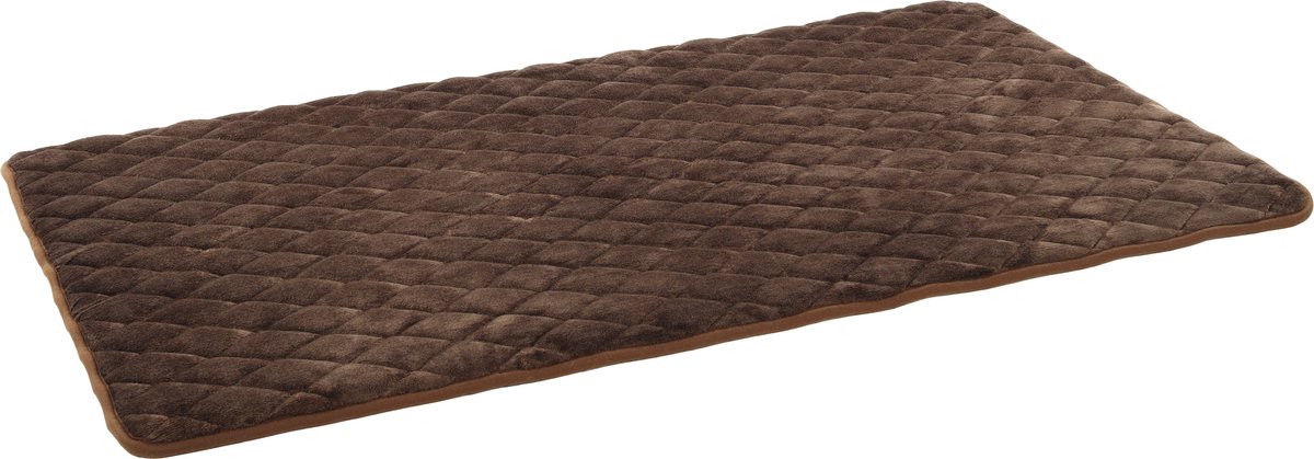 Orthopedische hondenkussen – Orthopedisch benchkussen – Extra luxe hondenkussen 116 x 69 cm – Pure luxe met memory foam – Flamingo Kussen Weimar Rechthoekig Bruin XL