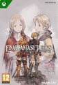 Xbox Series X|S cover van Final Fantasy Tactics: The Ivalice Chronicles met twee vrouwelijke personages op de achtergrond en twee mannelijke ridders op de voorgrond.