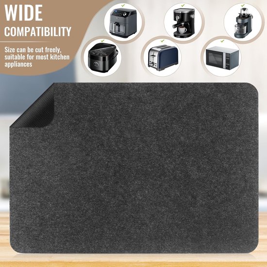 Hittebestendige Mat Voor Airfryer Koffiemat Hittebestendige Pad Voor Aanrecht Keuken Heat Protector