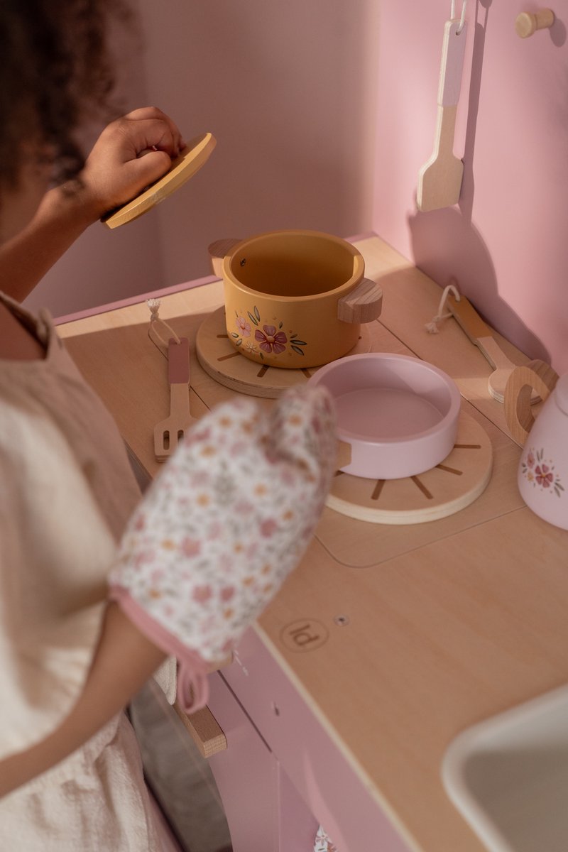 Little Dutch Speelkeuken - Hout - Pink — afbeelding 16