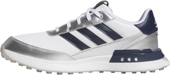Adidas S2G SL Leather 25 Dames Golfschoenen Wit Navy Zilver van adidas — afbeelding 3