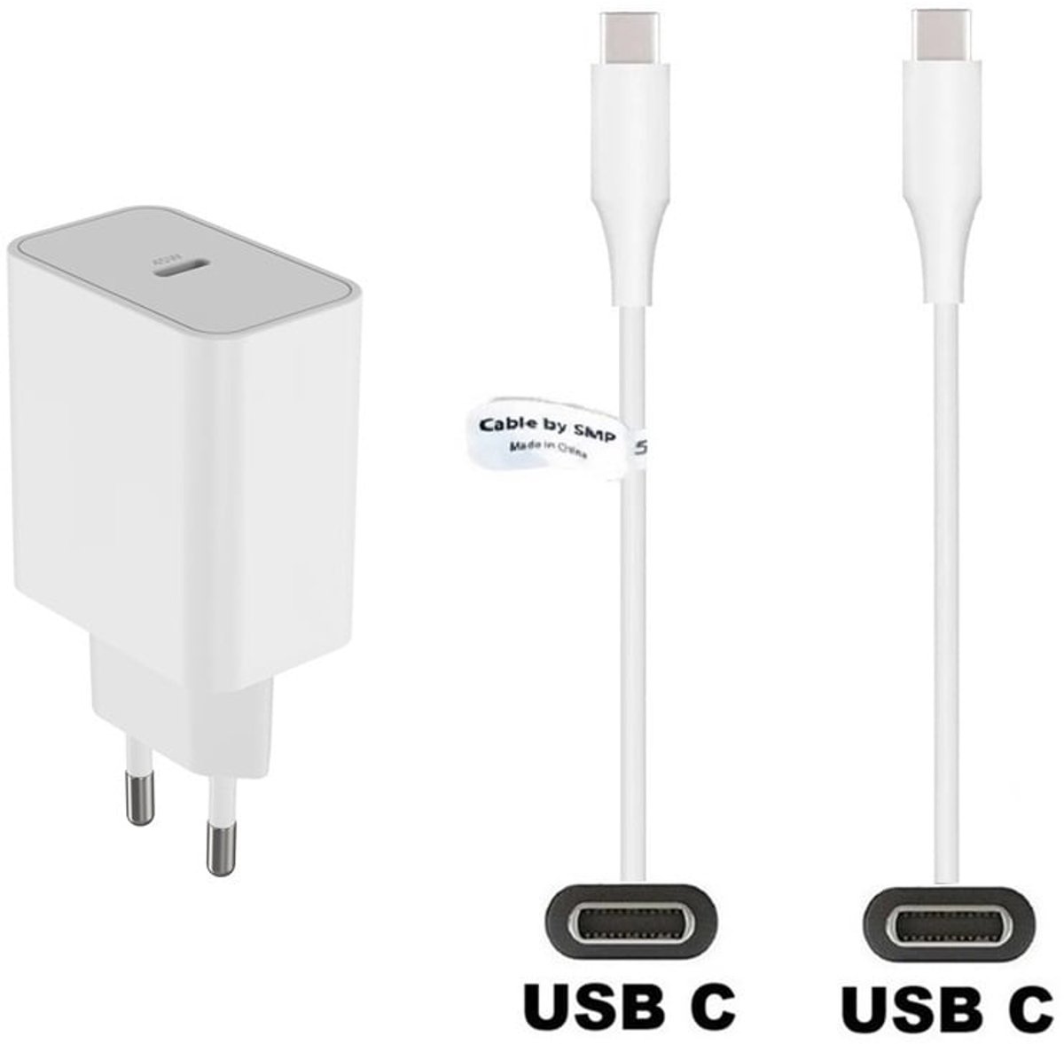 OneOne 45W super snellader. Oplader met sterke 3,0m USB C naar C kabel. PD lader adapter past op Poco F4, Poco F5, F5 Pro, Poco F6, F6 Pro, Poco F7 Pro, F7 Ultra, Poco M4 Pro, Poco M6, M6+, M6 Pro, X3 GT, Xiaomi