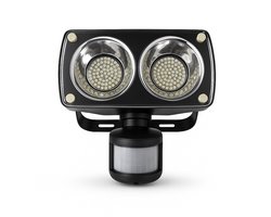 Rowi LED-straler Wand – 180 LEDs – Bewegingsmelder – IP54 – Zwart