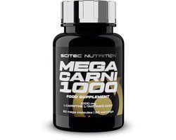 Scitec Nutrition Scitec Nutrition ® - Mega Carni 1000 (60 capsules) - Aminozuur - Vetverbrander - Carnitine - Energie - fatburner - 60 stuks