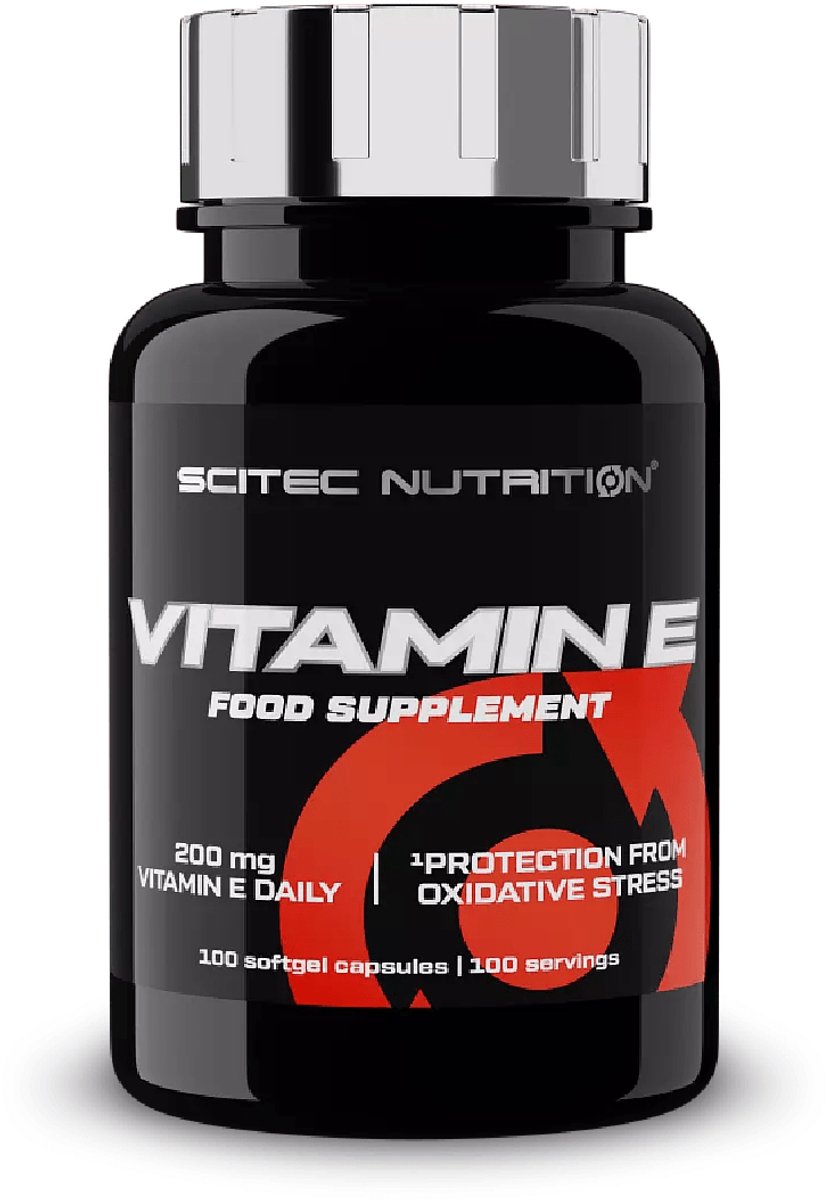 Scitec Nutrition® - Vitamin E (100 capsules) - antioxidant - 200 mg vitamine E - vitaminen