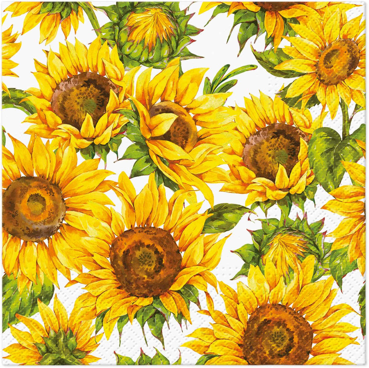 PAW - Lunch servetten - Dancing Sunflowers