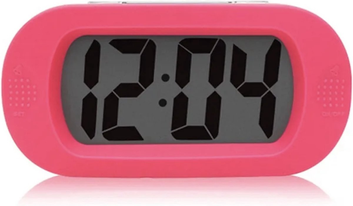 New Age Devi - Wekker - Digitaal - Snooze-functie - Nachtlicht - Roze