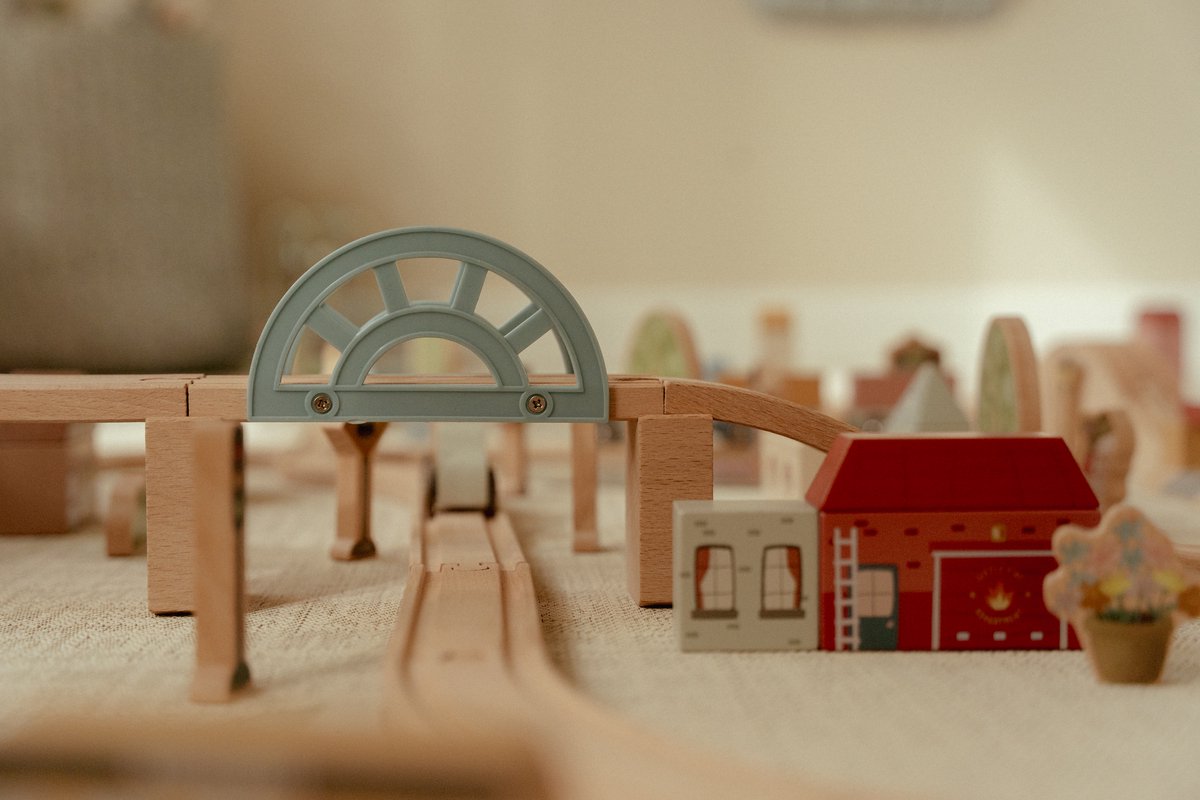 Little dutch - Treinbaan XL - FSC hout — afbeelding 8