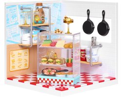 foto van Miniverse™ Make It Mini Spaces™ Pizzawinkel - Knutselset - Bouwpakket- Maak Je Eigen Mini Pizzeria