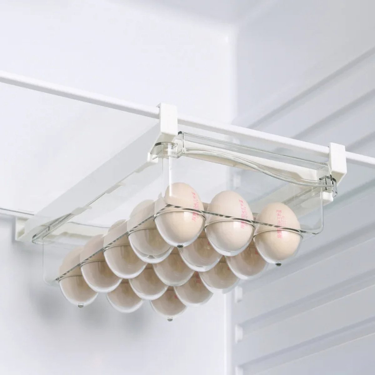 Koelkast Eierhouder – Transparante Lade Organizer voor Eieren – Schuifbaar – 30cm