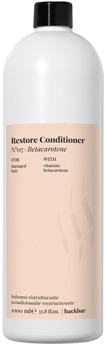 Conditioner Farmavita Back Bar Nº/07 Beschadigd Haar (1000 ml)