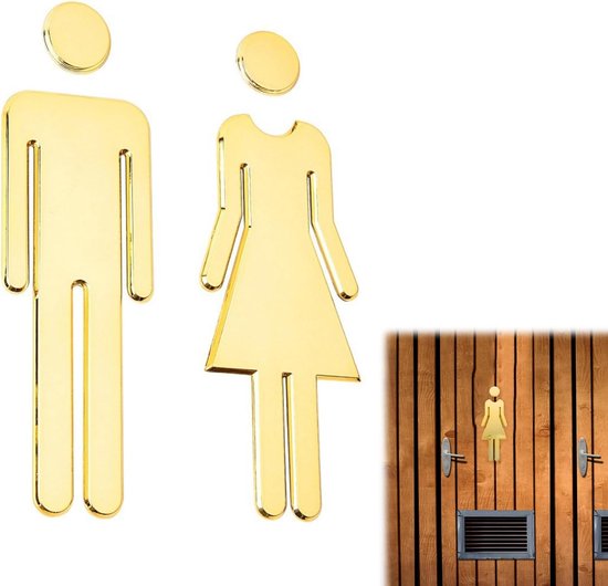 Grappige Toilet Wandsticker - Uniseks Decoratieve Sticker