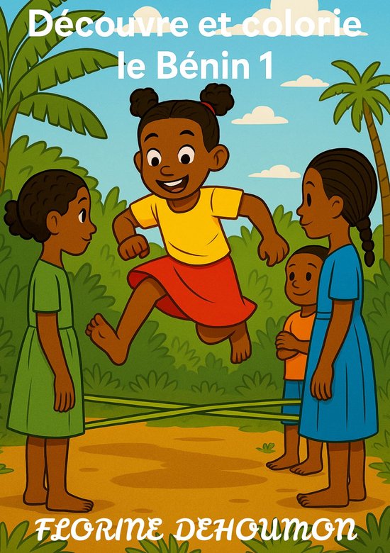 Découvre et colorie le Bénin 1 - cover