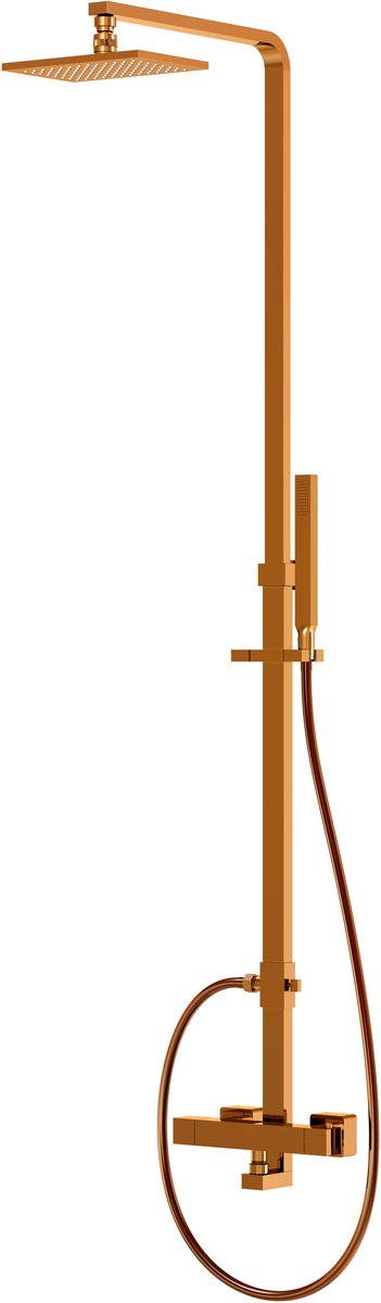Steinberg 160 - Doucheset met thermostaat, 15x22 cm, rose goud 160 2721 RG