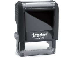 Tekststempel Trodat Printy 4911 personaliseerbaar zwart