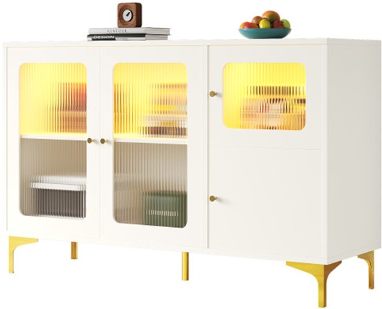 Stella Trading Bobby commode in Old Style look, wit, modern dressoir