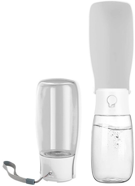 Draagbare Hond Water Fles 500ML Huisdier Water Dispenser Lekvrije Hond Kat Reizen Drinkfles Kom Voor Honden Katten en Andere Kleine Dieren