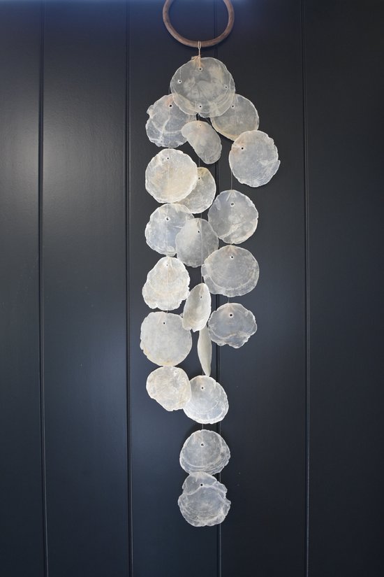 Capiz Hanger voor Wanddecoratie in Naturel