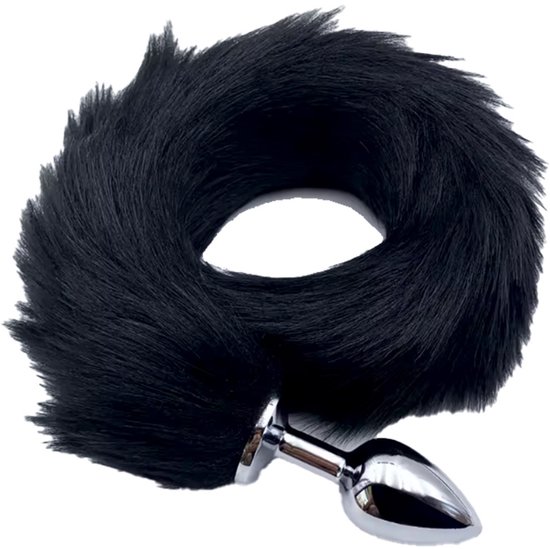 Petit plug anal avec queue noire - Plug anal avec queue de renard - Queue  de renard 40... | bol
