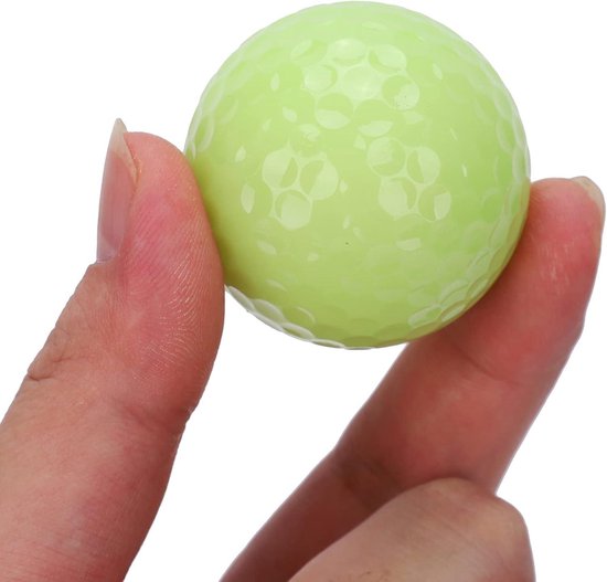 Allecto Plus - Glow in the Dark Golfballen - Set van 12 stuks - Nacht Golfballen - Lichtgevende Trainingsballen van Allecto Plus — afbeelding 2