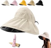 Magracy Unisex dames UPF 50 zonnehoed zomer brede rand emmer hoed voor dames safari hoeden, Aque Blauw, 6 7/8/7 3/8