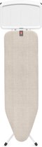 Brabantia Planche à Repasser B - avec Support Centrale Vapeur - 124 x 38 cm - Denim Grey
