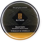 Rithim® Baardbalsem Tobacco & Vanilla 50ml - baardverzorging - baardconditioner - baardvoeding en fixatie - baardcreme - Beard Balm