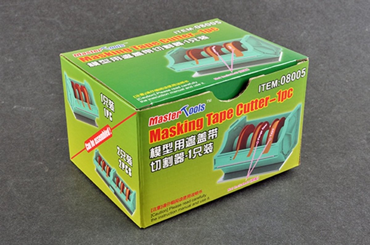 Master Tools Tape - 08005 Hobby Maskeertape Snijder - 1 stuk Gereedschap