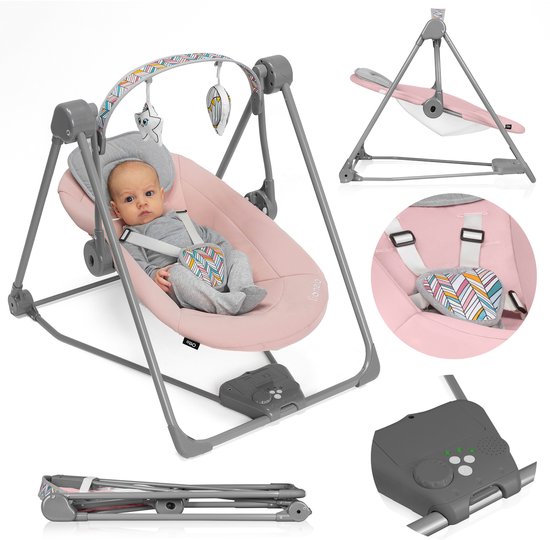 LIONELO Otto - wipstoel - tot 9 kg - speelgoed - 5 schommelsnelheden