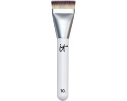 It Cosmetics Heavenly Luxe Undetectable Complexion Spatula Brush Nr 10 - Naadloze blending - Geschikt voor vloeibare en crème-foundations