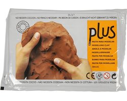 Plus zelfhardende klei 1kg terracotta