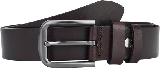 The Leather Goods Craft - Riem de buffle de haute qualité - Cuir intégral - Marron - Ceinture en cuir de Premium - Ceintures de Luxe pour hommes - Taille 110