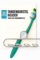 Tandenborstelhouder - Zelfklevend - scheermes houder - organizer badkamer - muurhouder voor tandenborstel - wandmontage zonder boren