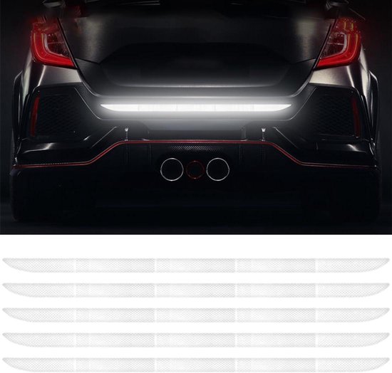 Foto: Zeynomax reflecterende stickers universele auto diamant kwaliteit waterdicht reflectie mistachterlicht kofferbak veiligheid