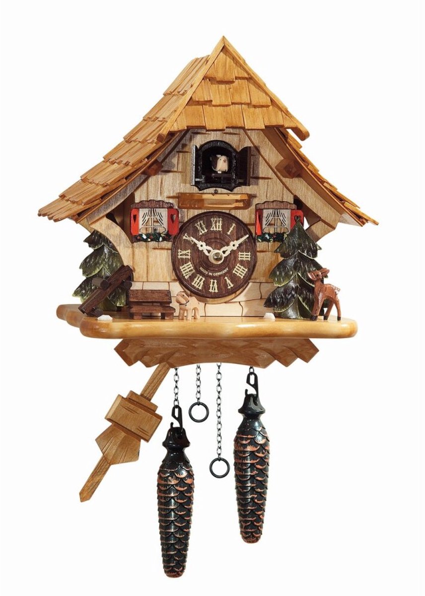 Engstler 492/7_QM - Koekoeksklok - Kwarts - Natuur - met muziek - 27 cm