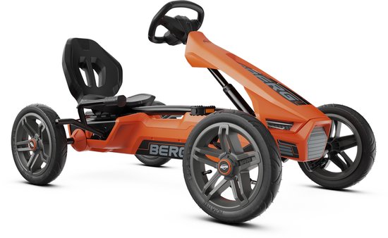 BERG Rally NRG Orange Skelter - 4+ Jaar - Verstelbare stoel - Oranje