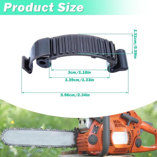 Geschikt voor stuks bovenste cilinderdekselclips voor Husqvarna 435 440E 445 450 450E 570 575 576 kettingzaag vervangend onderdeel 503894701 van Aougiko — afbeelding 2