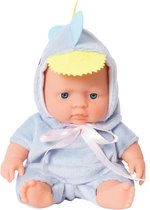 Speelgoedtopdeals – Babypop in Dierenpak – Haaien pakje – 20 cm