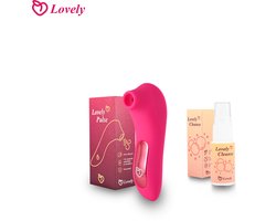 Lovely Pulse-Lovely Cleanse-Luchtdruk Vibrator-Clitoris Stimulator-Sucking-vrouwen– Antibacteriële Seksspeeltjes Reiniger-Toy Cleaner Spray
