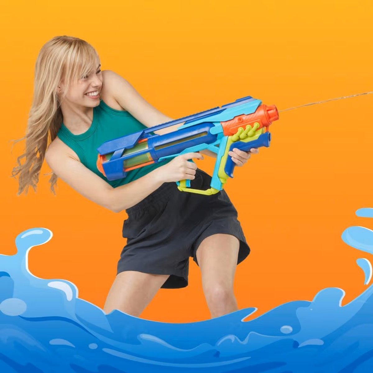 Nerf Super Soaker Power Drench XL-waterblaster, waterspeelgoed — afbeelding 4
