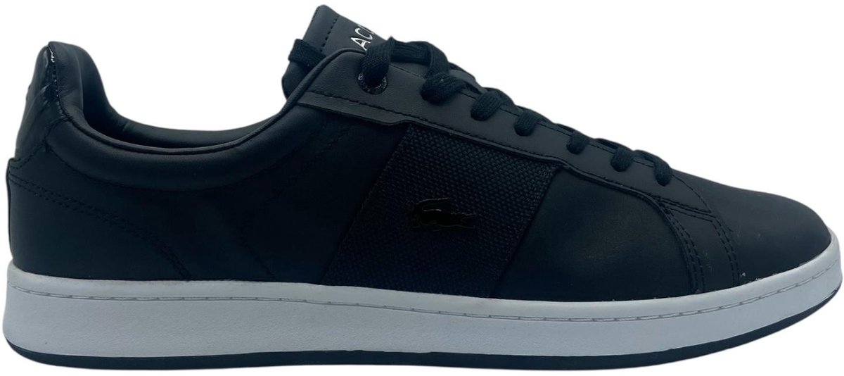 LACOSTE CARNABY PRO CGR 123 3 SMA BLK/WHT LEATHER 8.5 Zwart