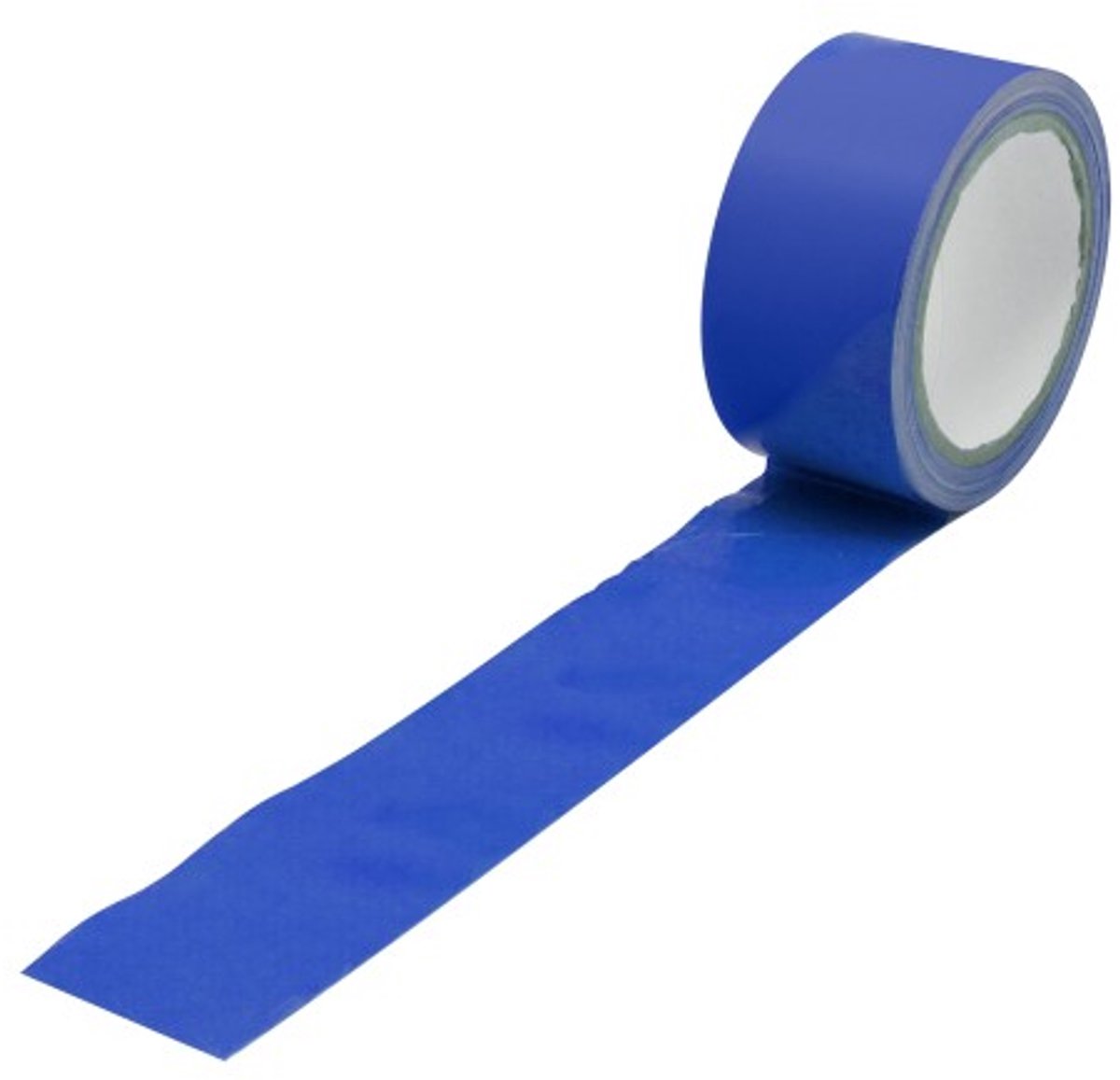 Waarschuwings tape blauw 33 meter – Zelfklevende markeringstape voor obstakels en gevaarlijke oppervlakken
