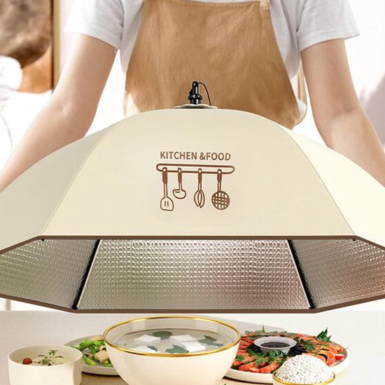 Thermische Voedselkap Opvouwbaar - 70x50x24cm - Warmte- & Koude Afdekking - Ideaal voor Camping, Thuis & Reizen — afbeelding 4