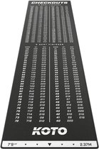 KOTO Carpet Checkout Dartmat 237x60cm